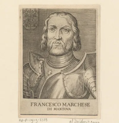 Portret van Francesco Gonzaga II, markies van Mantua