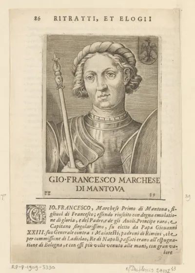 Portret van Francesco I Conzaga, markies van Mantua