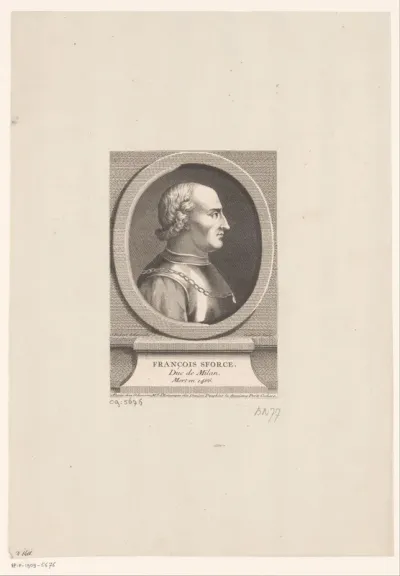 Portret van Francesco I Sforza, hertog van Milaan