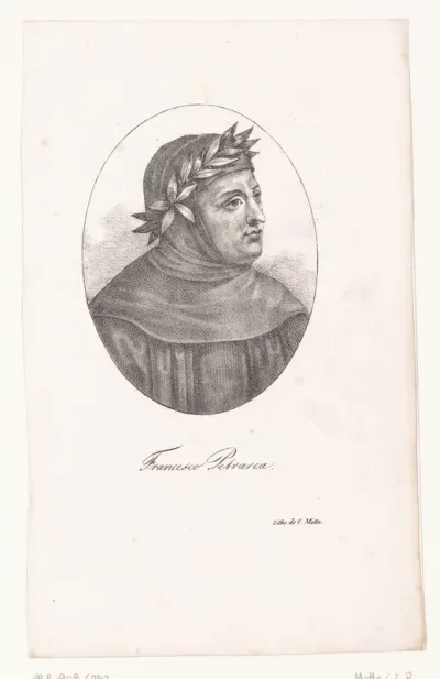 Portret van Francesco Petrarca