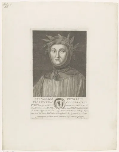 Portret van Francesco Petrarca