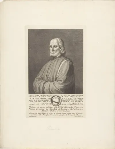 Portret van Francesco Rinuccini