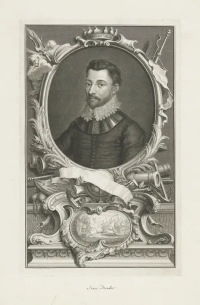 Portret van Francis Drake