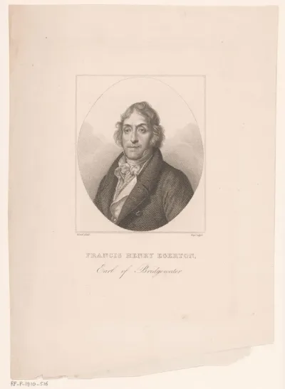 Portret van Francis Egerton
