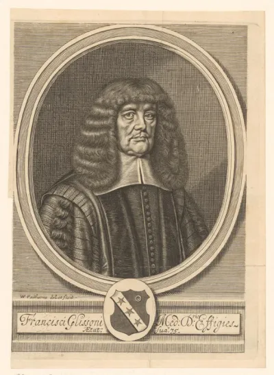 Portret van Francis Glisson