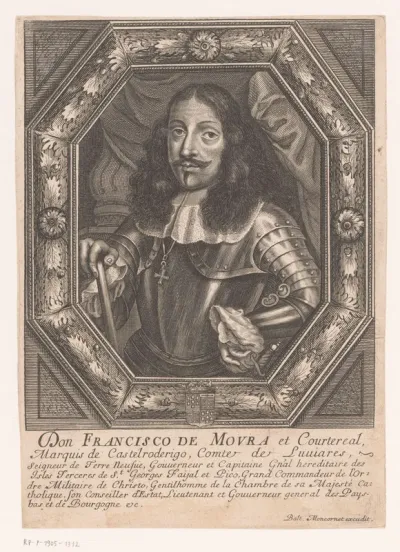 Portret van Francisco de Castel Rodrigo