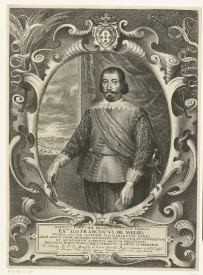 Portret van Francisco de Melo