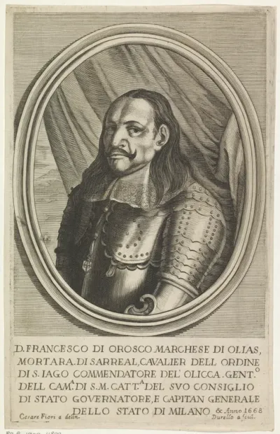 Portret van Francisco de Orozco, markies van Mortara, Olias en San Reale