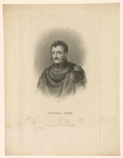 Portret van Francisco Javier Mina