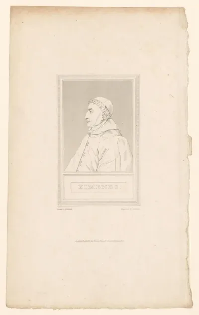 Portret van Francisco Jiménez de Cisneros