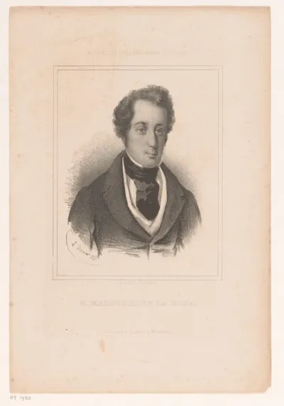 Portret van Francisco Martinez de la Rosa