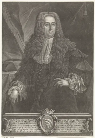 Portret van Franciscus Ferdinand Kinsky