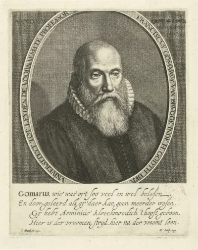 Portret van Franciscus Gomarus