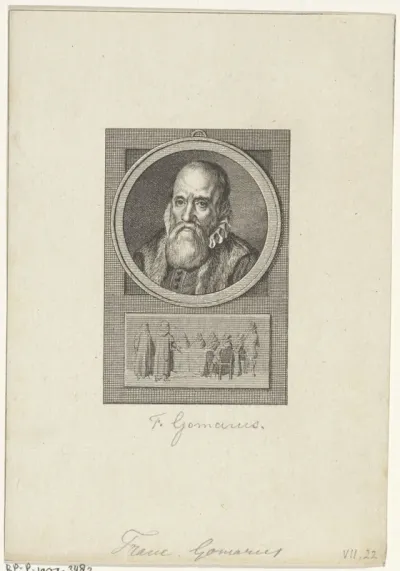 Portret van Franciscus Gomarus