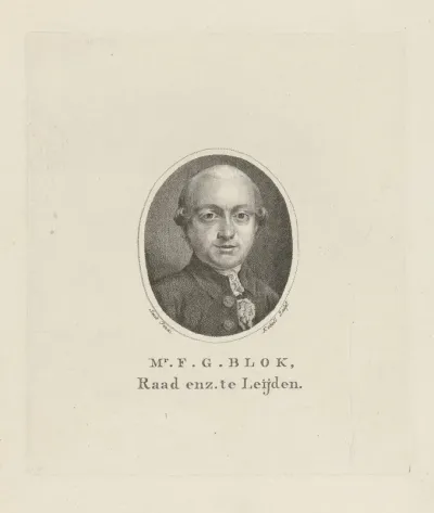 Portret van Franciscus Gualtherus Blok