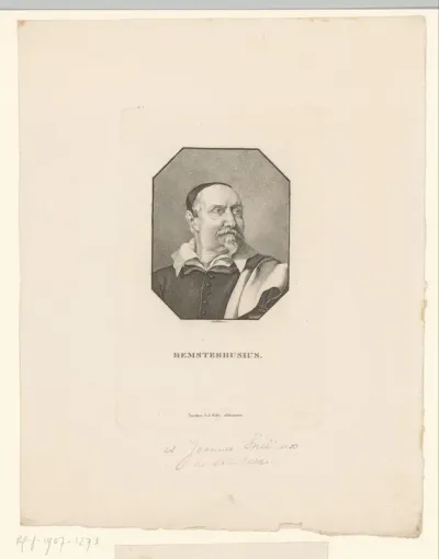 Portret van Franciscus Hemsterhuis