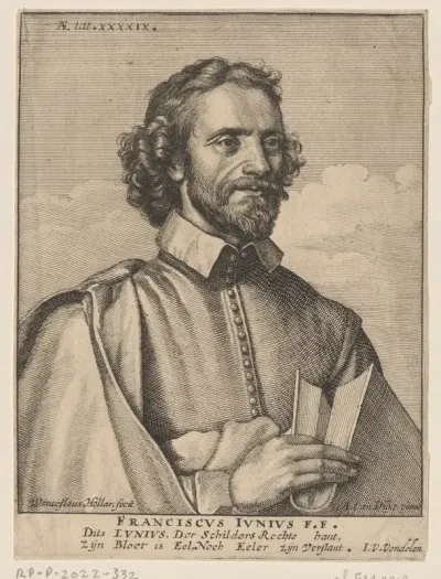 Portret van Franciscus Junius II op 49-jarige leeftijd