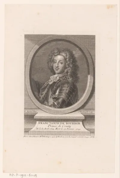 Portret van Franciscus Louis de Bourbon