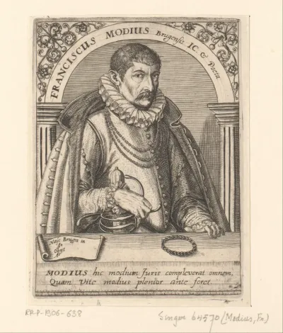 Portret van Franciscus Modius