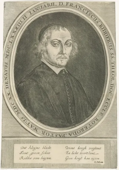 Portret van Franciscus Ridderus