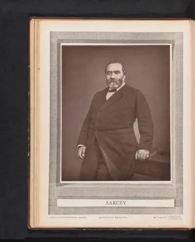 Portret van Francisque Sarcey