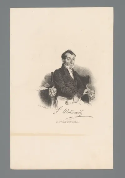 Portret van Franciszek Wołowski