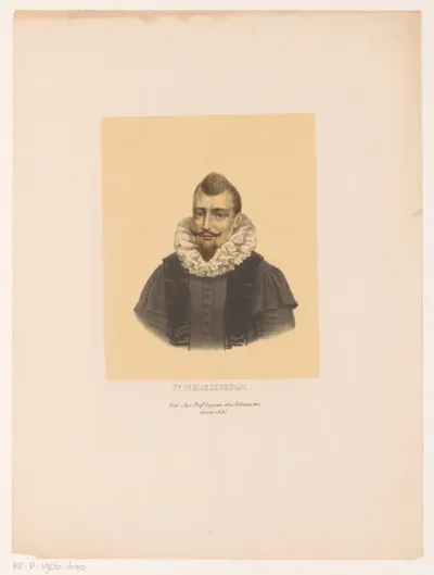 Portret van Franco Petri Burgersdijck