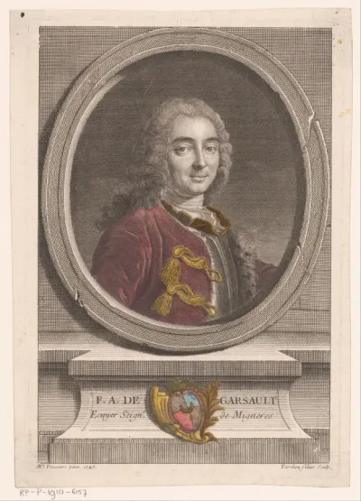 Portret van François Alexandre de Garsault