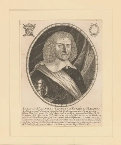 Portret van François-Annibal d'Estrées