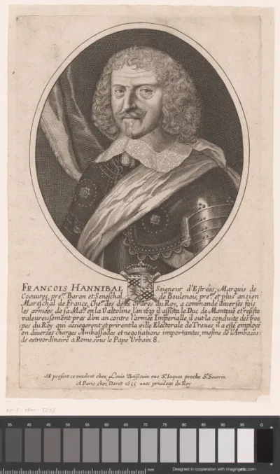 Portret van François Annibal d'Estrées