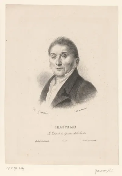 Portret van François Bernard de Chauvelin