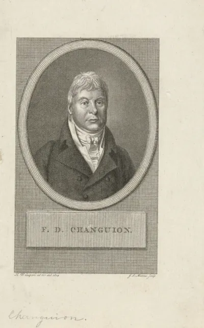 Portret van François Daniel Changuion