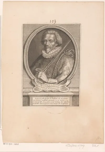 Portret van François de Bonne hertog van Lesdiguières