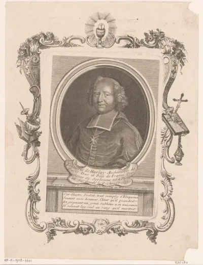 Portret van François de Harlay de Champvallon