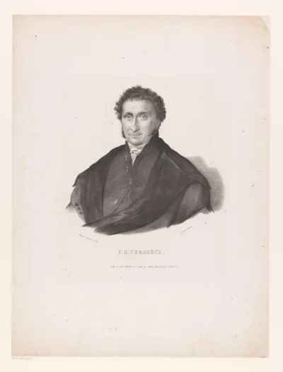 Portret van François Egide Verbeeck