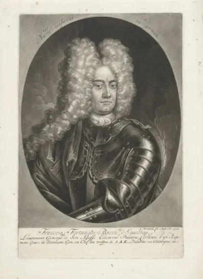 Portret van François Fortunate van Isselbach