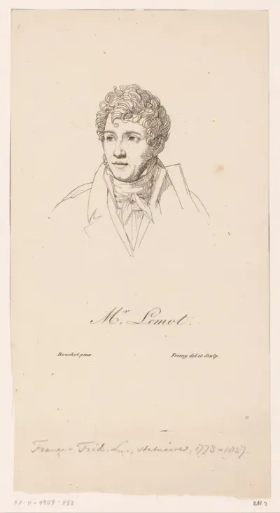 Portret van François-Frédéric Lemot