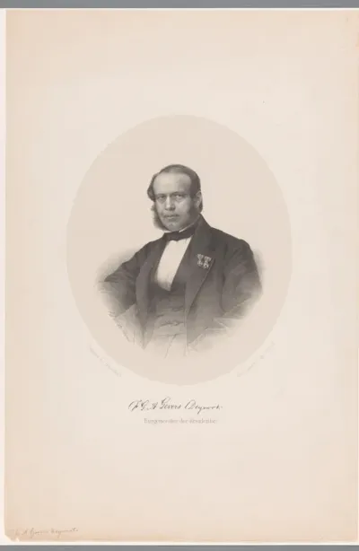Portret van François Gerard Abraham Gevers Deynoot