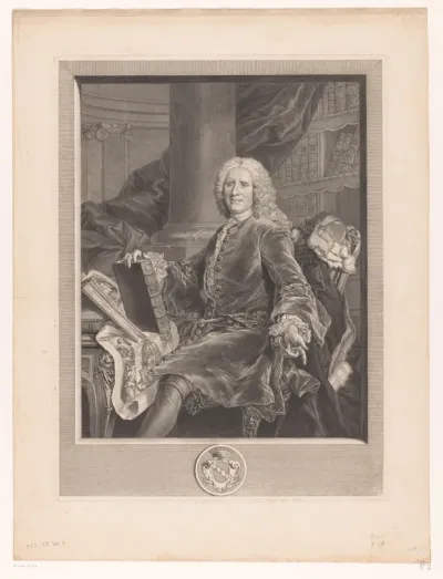 Portret van François Gigot de la Peyronie