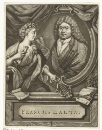 Portret van François Halma