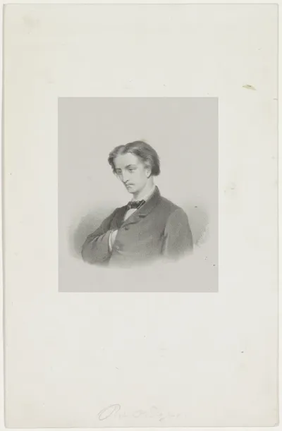Portret van François Haverschmidt, bekend als Piet Paaltjens
