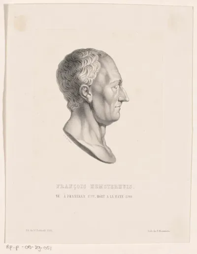 Portret van François Hemsterhuis