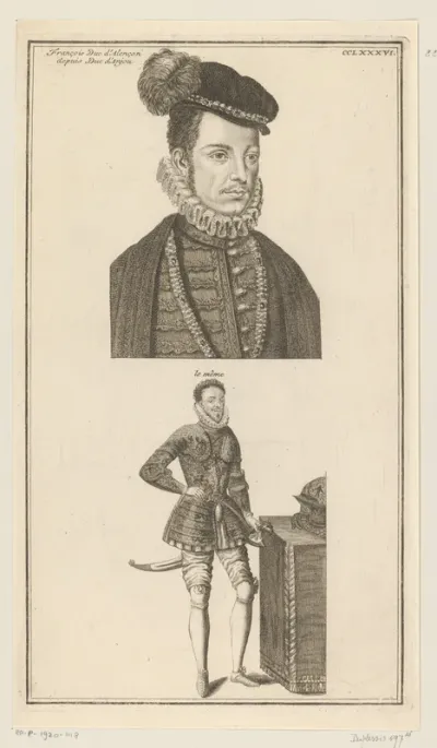 Portret van François-Hercule de Valois, hertog van Alençon en Anjou