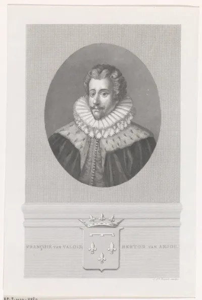 Portret van François-Hercule de Valois, hertog van Anjou