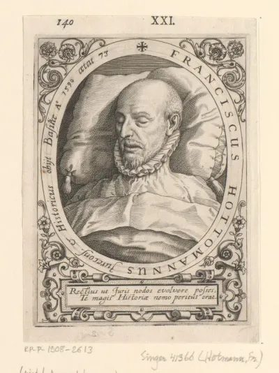 Portret van François Hotman