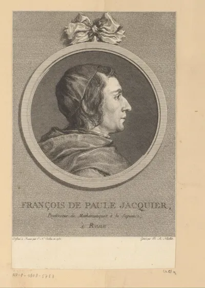 Portret van François Jacquier