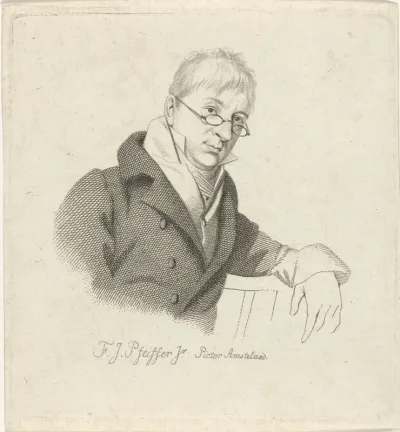 Portret van François Joseph Pfeiffer II