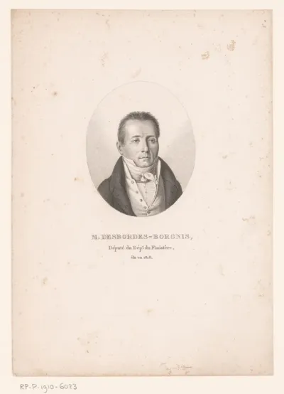 Portret van François-Marie Borgnis-Desbordes