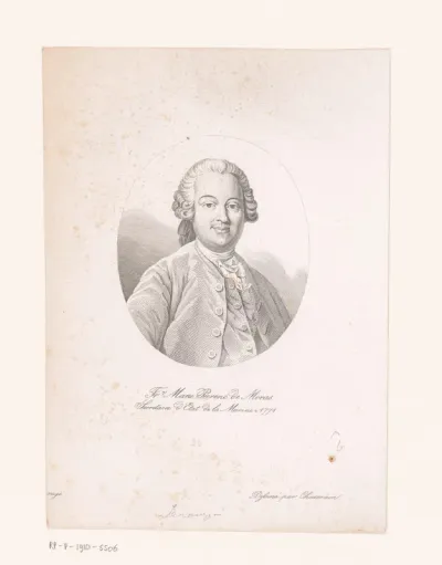 Portret van François Marie Peyrenc de Moras