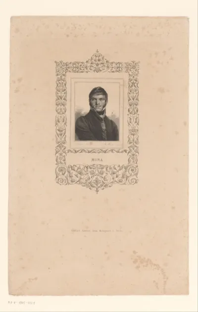 Portret van François Mina